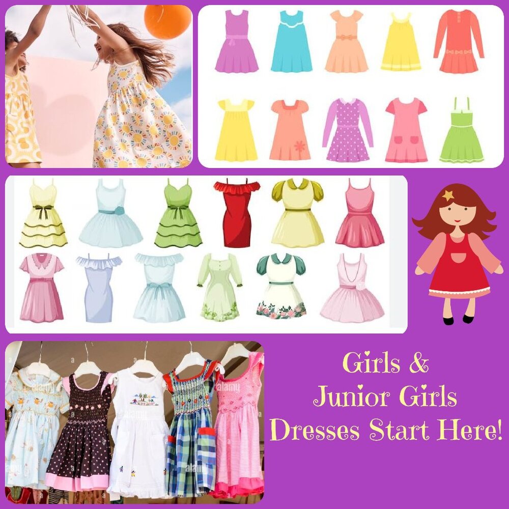 Firls & Junior Girls Dresses Start Here!